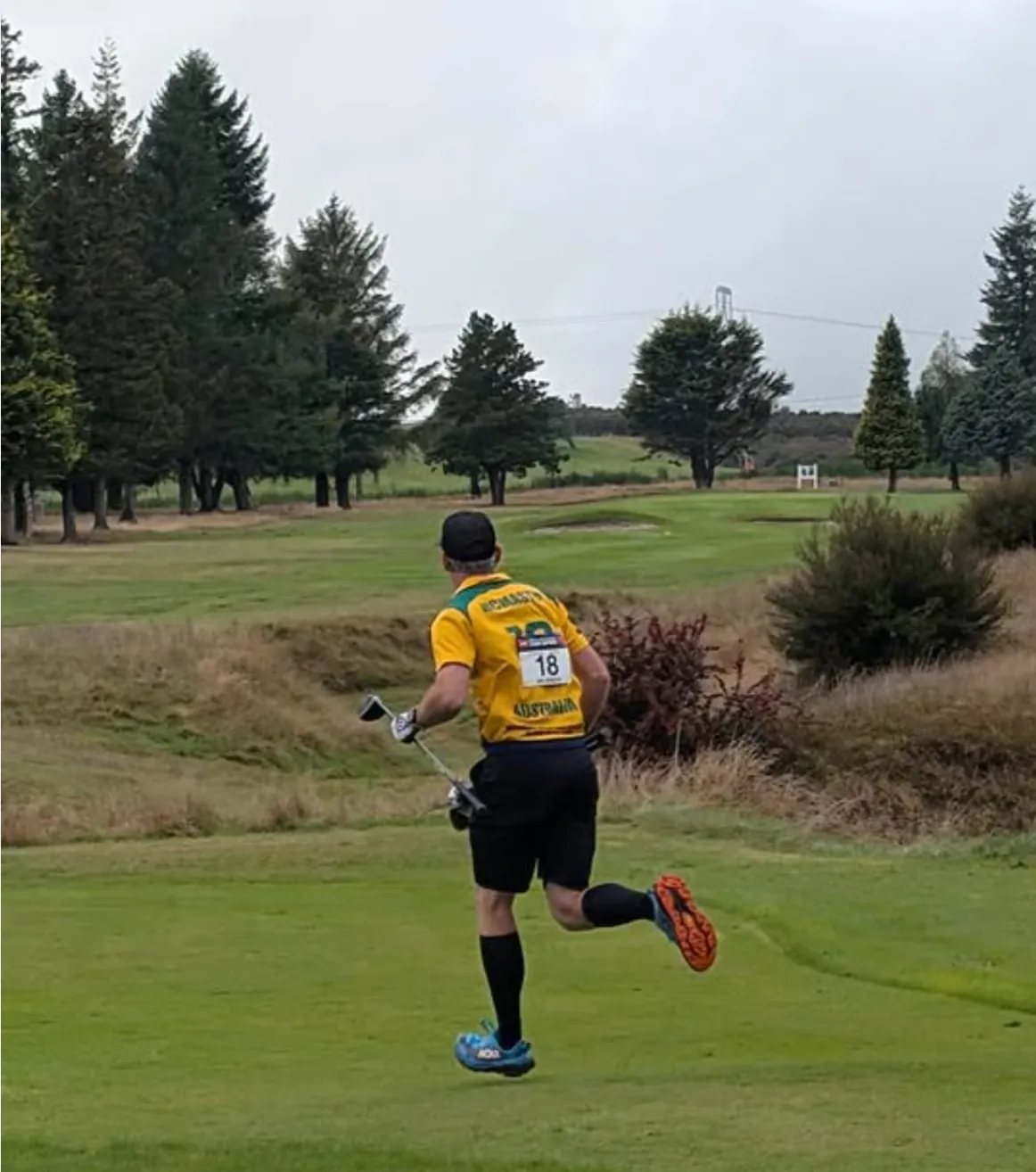 Australian speedgolfers at the TORO New Zealand Speedgolf Open.