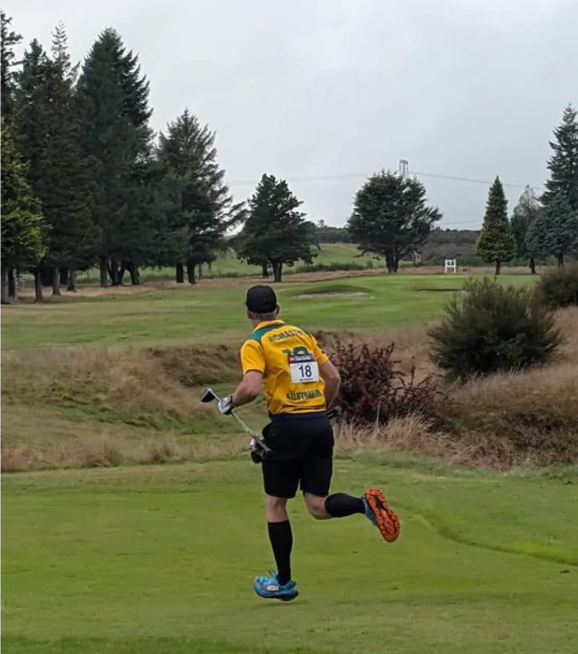 Australian speedgolfers at the TORO New Zealand Speedgolf Open.