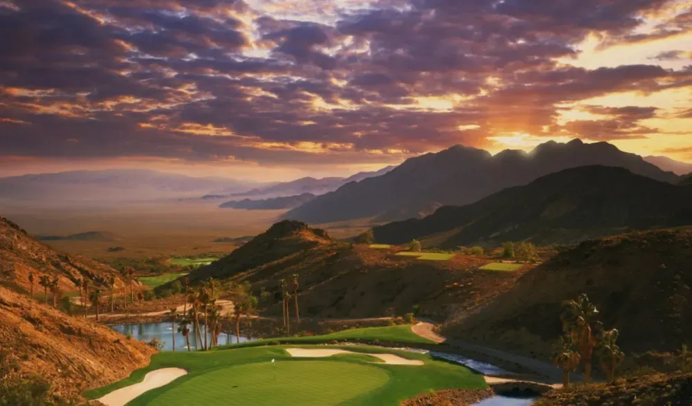 Mountain course view at Cascata Golf Club in Las Vegas