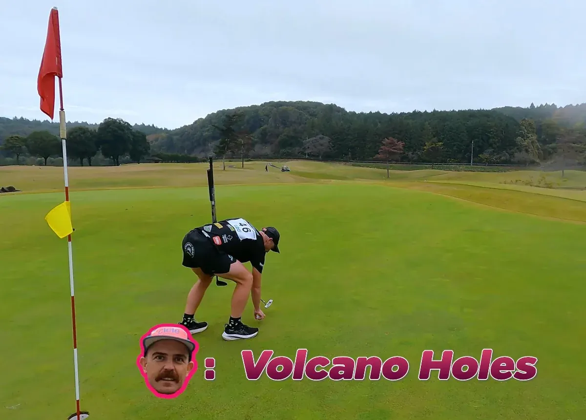 Robin Smith running during the North Island Speedgolf Open.