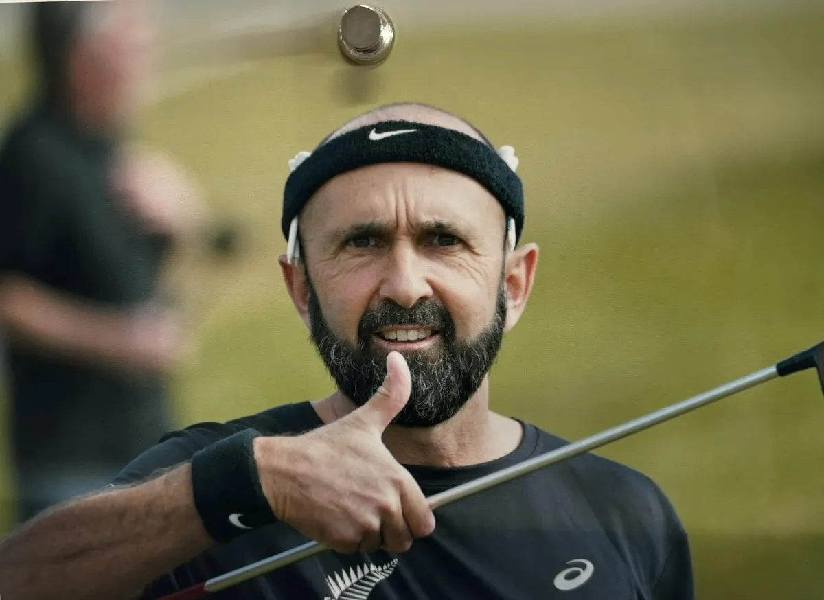 Senior speedgolfers at the North Island Speedgolf Open.
